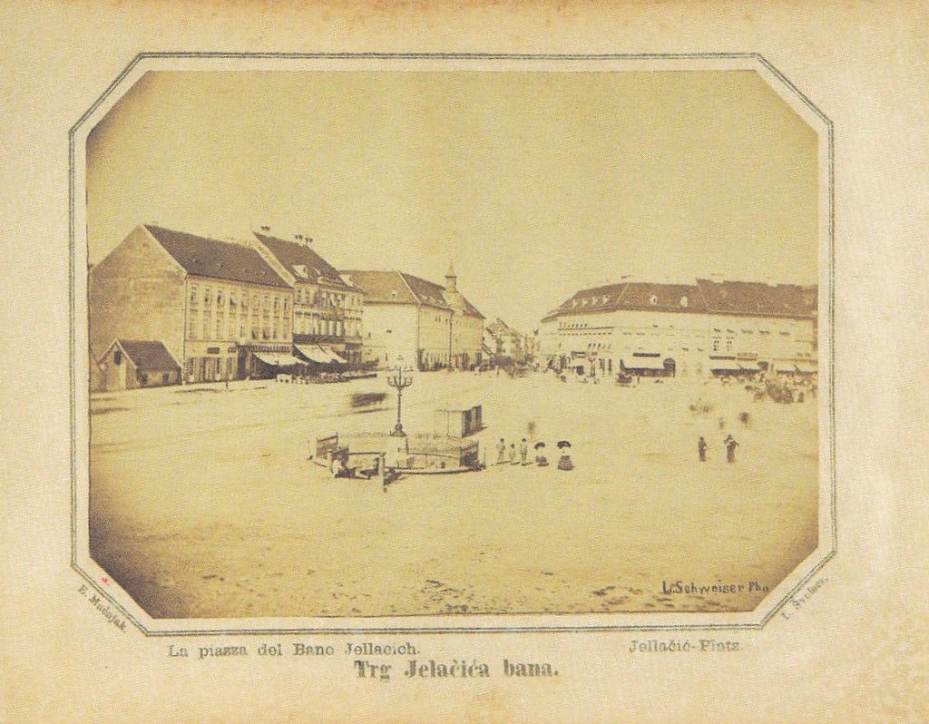 Trg bana jelačića 1864. godine A